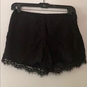 Lace shorts